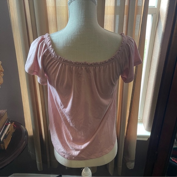 🛍️3/$25 SALE🛍️ Disney Pink Off-Shoulder Beauty & the Beast - Picture 5 of 12